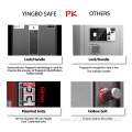 fingerprint and password lock safes home safe